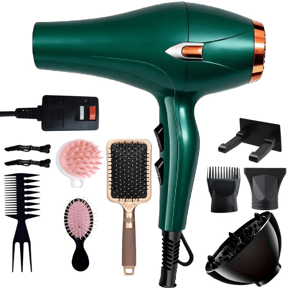 Handheld Hair Dryer with Six Color and Accessory-Package Selections, Rear Intake and Inline Plug Control — image 12