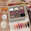 Gel Nail Polish Set with MORDDA Label, 9 Gradient Colors in the Yi Qiu Ci Nine-Grid Palette — image 24