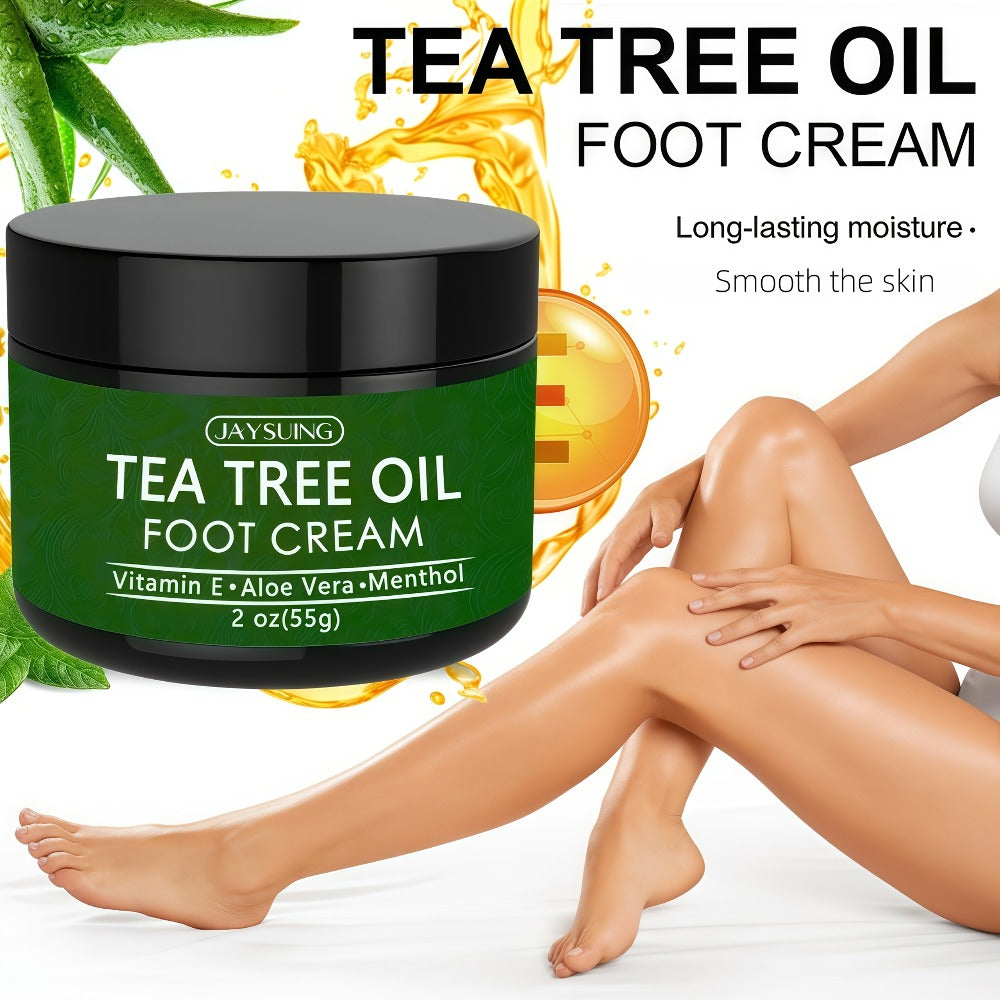 Tea Tree Oil & Coconut Oil Foot & Hand Cream 2-Pack, Deep Moisturizing for Dry Cracked Heels, Rough Hands & — image 7