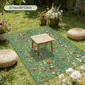 Area Rug Washable Foldable Indoor Outdoor Mat in Five Sizes for Patio, Garden, Picnic or Camping — image 4