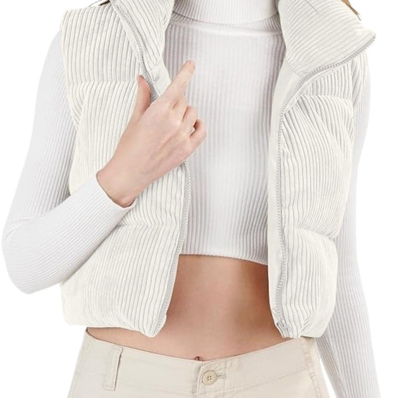 Vest Sleeveless Cotton Coat Jacket Women