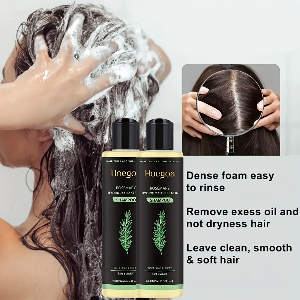 Rosemary Shampoo 2 Pack for Women & Men, Deep Cleansing Strengthening Hair Care with Rosemary Extract — image 10