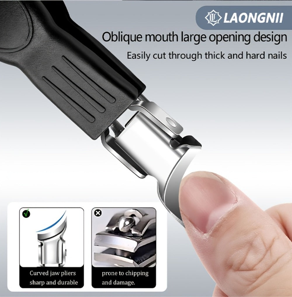 Seven-Piece Toenail Clipper Kit with Angled Nippers, Curved Blade Tool, Nail File and Lifter — image 20