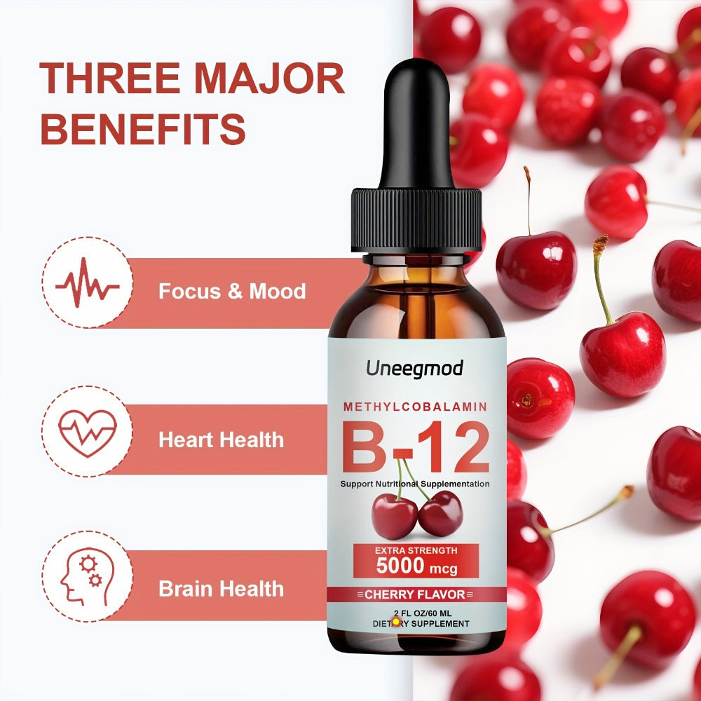 Sublingual Vitamin B12 Liquid Drops 5000mcg Methylcobalamin for Bath Time, Home Spa and Personal Care — image 4