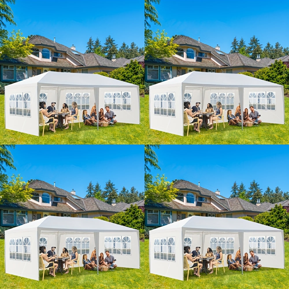 Party Tent White Waterproof 4 Sidewalls | Wedding Backyard Event Patio — image 2