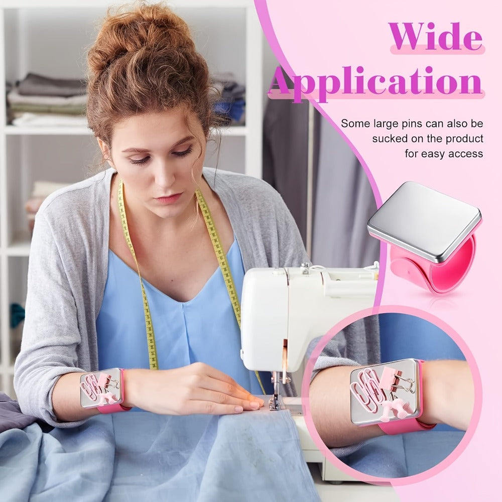 Hair Sectioning Clips 18-Piece Set with Crocodile Clips, Silicone Patting Separator & Curling Wrist Bracelet – Salon Perming 