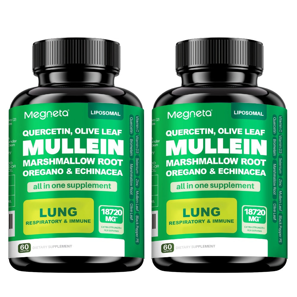 Mullein Leaf Lung Health Supplement with Quercetin, Bromelain, Vitamin C & D3, Zinc & Selenium — image 5