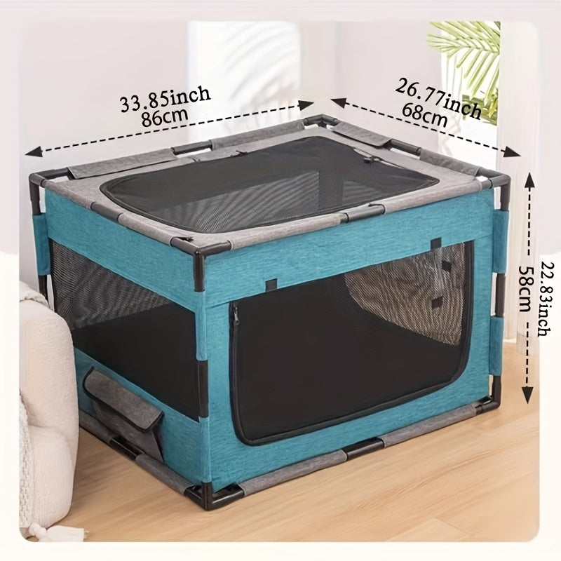 Plastic Pet Whelping Box & Indoor Playpen for Cats, Dogs, Kittens & Puppies, Assembleable, Ventilated — image 4