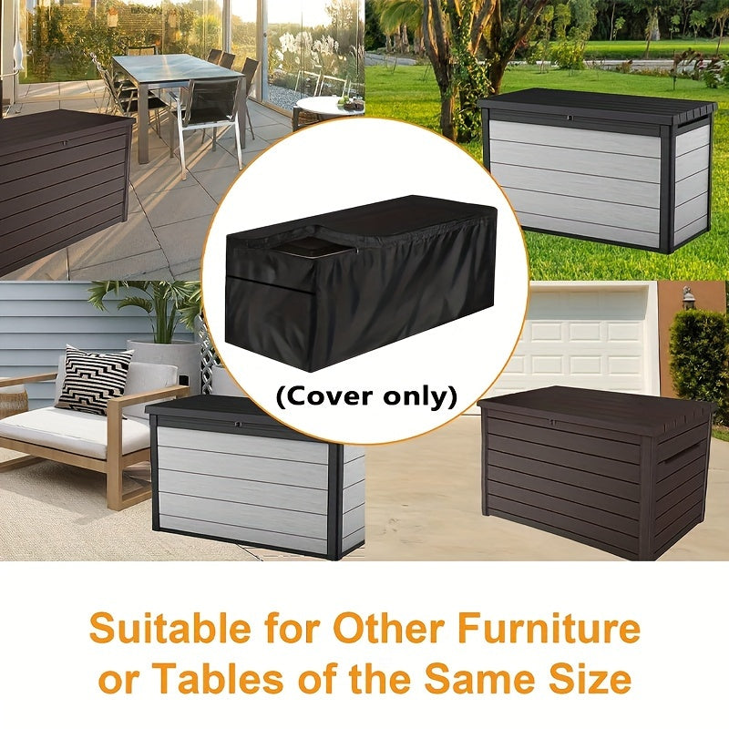 Deck Box Cover Heavy Duty Waterproof | Outdoor Storage Cabinet Patio — image 6