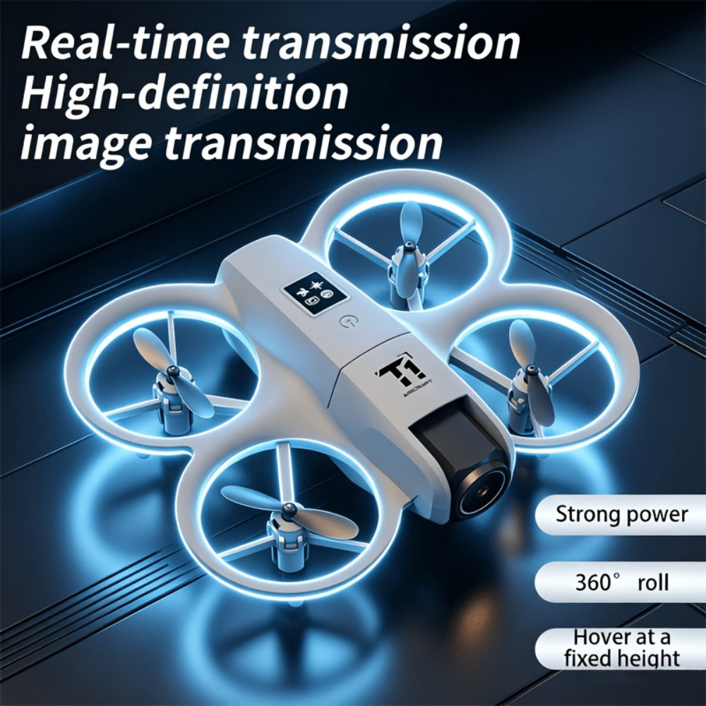 180° Rotating Dual Camera Drone Optical Flow Positioning Gyroscope Stabilization 360° Roll One-Button Takeoff Landing Calibra