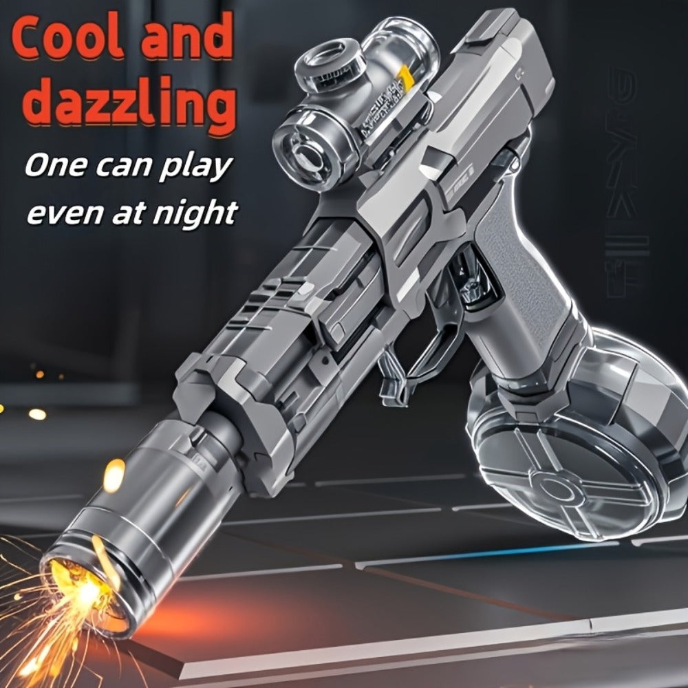 Two-Piece Electric Water Blaster Set with Lighted Sights, Rechargeable Batteries and Three Pairings — image 6