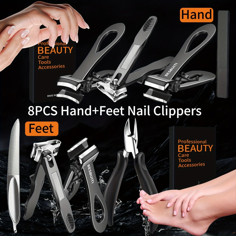 Nail Clipper Tool Set with Large Clipper Pair, Eight-Piece Kit or Hand-and-Foot Clipper Options — image 5