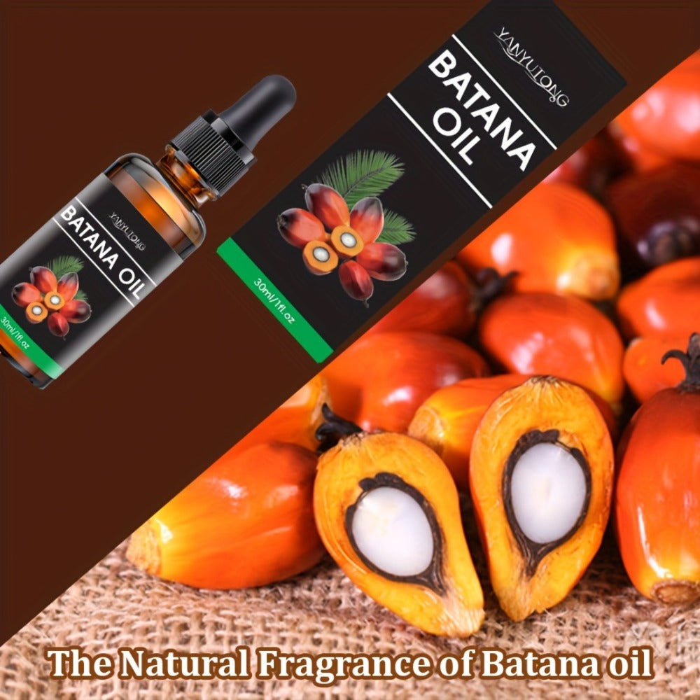 Batana Oil Hair Treatment Leave-In Essence 30ml – Plant Extract Deep Moisturizing Scalp Care, Lasting Fragrance, Frizz Contro