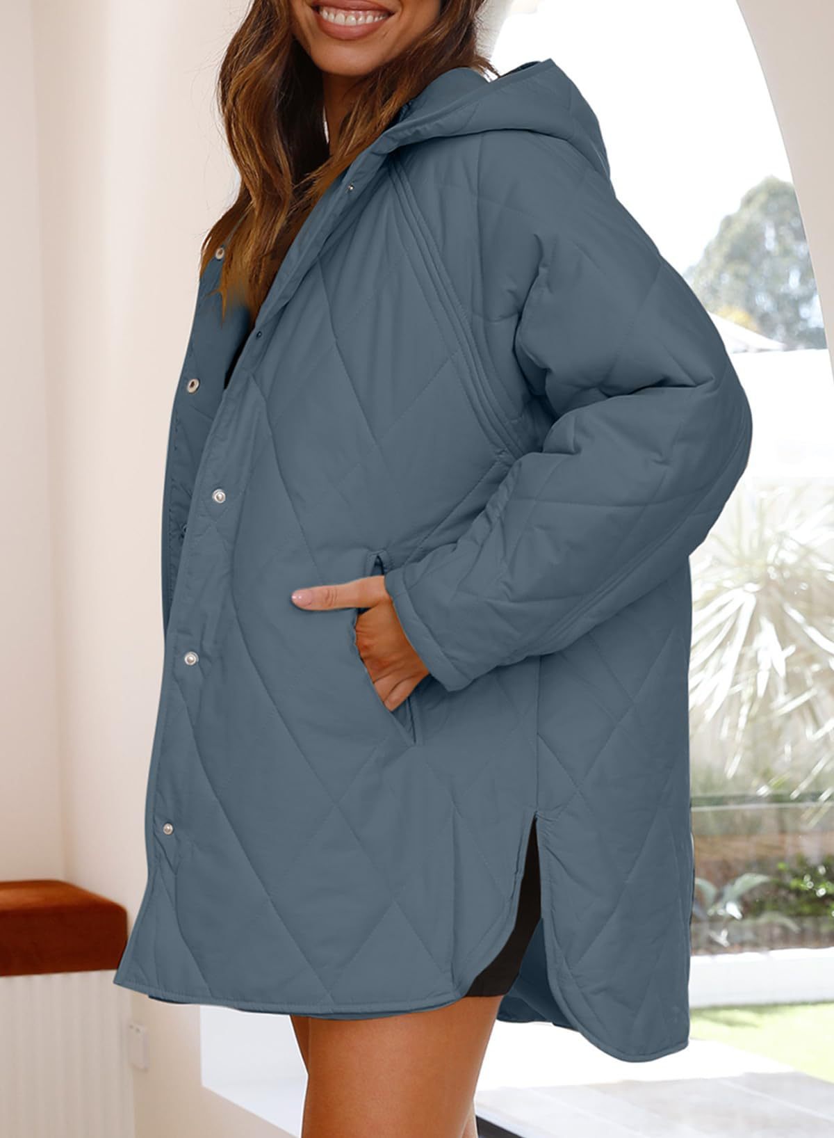 Lightweight Baggy Casual Jacket Coat For Women