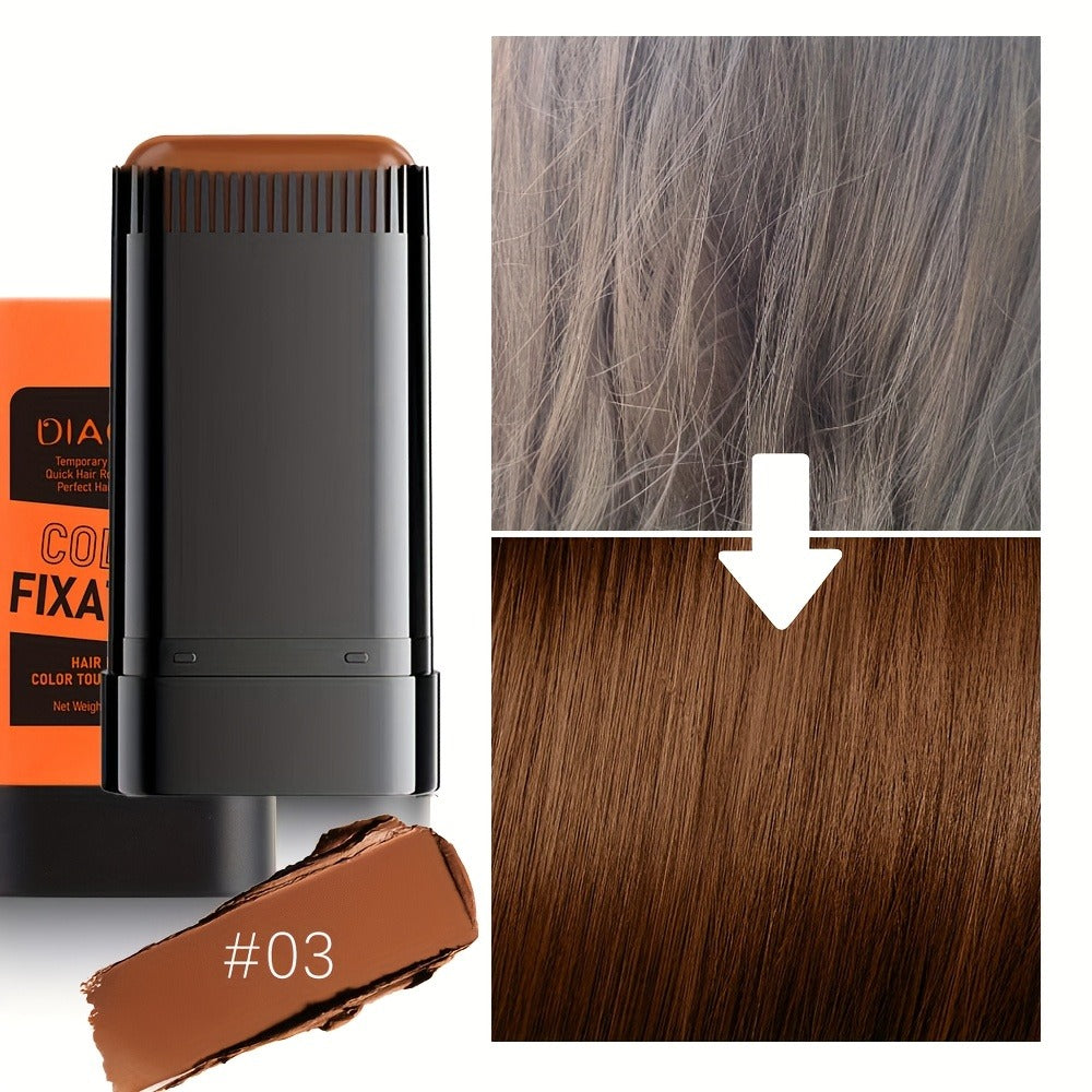Portable Gray Root Cover Stick 2pcs, Disposable Hair Root Touch-Up with Plant-Based Squalane, Instant Gray Coverage — image 2