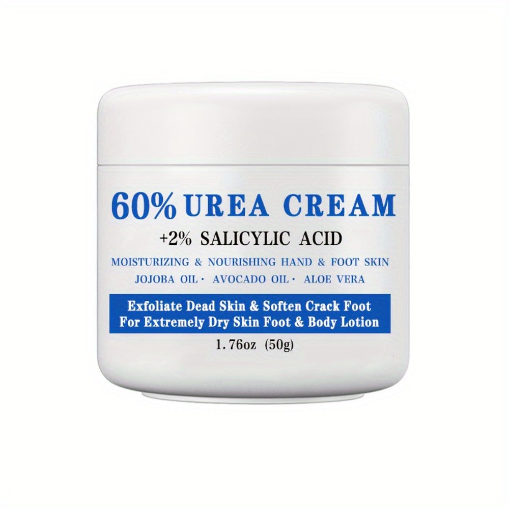 50g Jar of 60% Urea and 2% Salicylic Acid Foot Cream with Jojoba, Avocado and Aloe Labeling — image 3