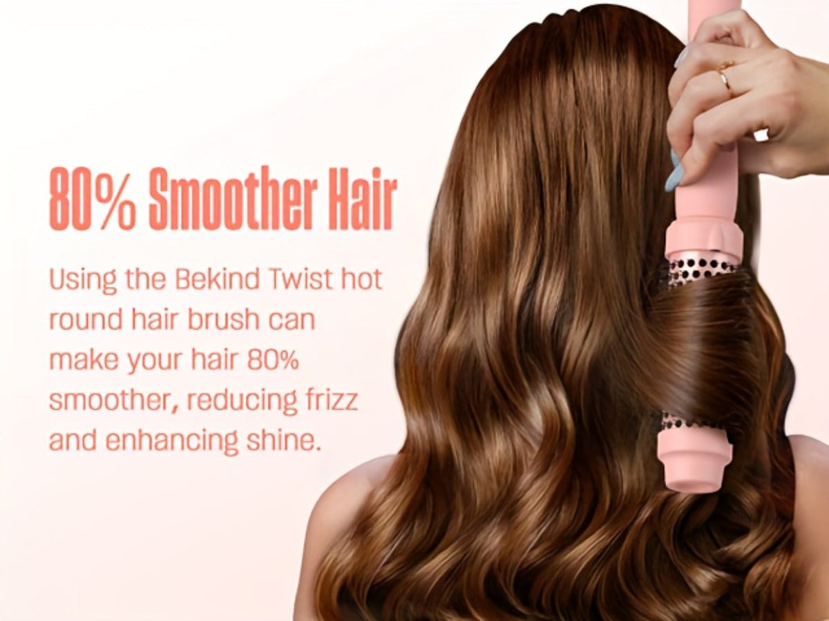 Heated Round Brush Hair Styling Tool with 1.5-Inch Barrel, Dual Voltage and Two Color Options — image 22