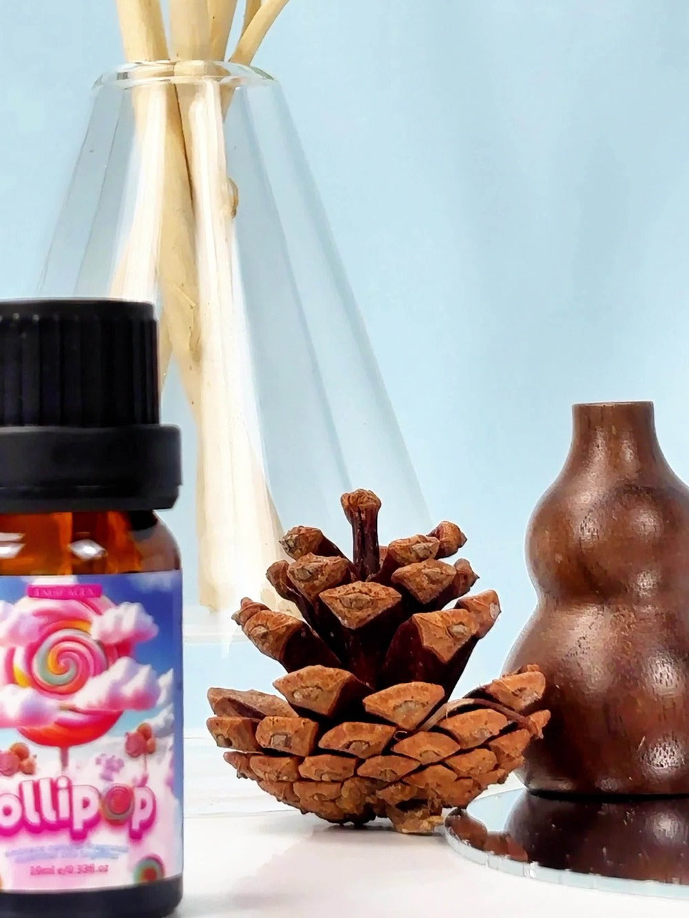 Lollipop Scented Fragrance Oil 10ml Alcohol Free Sweet Aroma for Diffuser Body Massage DIY Candle Soap Making Unisex Gift Wom