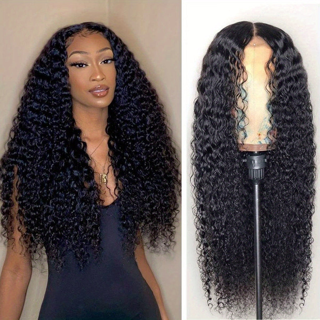 Body Wave Human-Hair 4x4 Lace Closure Wig in Black with Listed 180% Density and Five Length Options — image 8