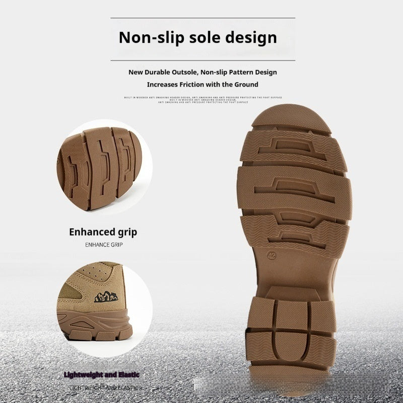 Mens Anti Smashing And Puncture Resistant Safety Shoes