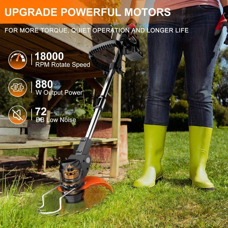 Weed Wacker Blades, Brush Cutter Trimmer Lawn Mower Replacement for Garden, Patio and Yard Use — image 3