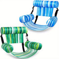 Pool Float Lounge Chair Two-Pack with Adjustable Head Support, Fabric-Covered Sling and Carry Case — image 7