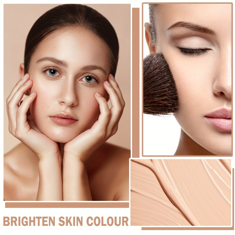 Three-Piece Spray Foundation, Face Primer and Brush Set with 70ml/40ml Bottles in Three Shades — image 7