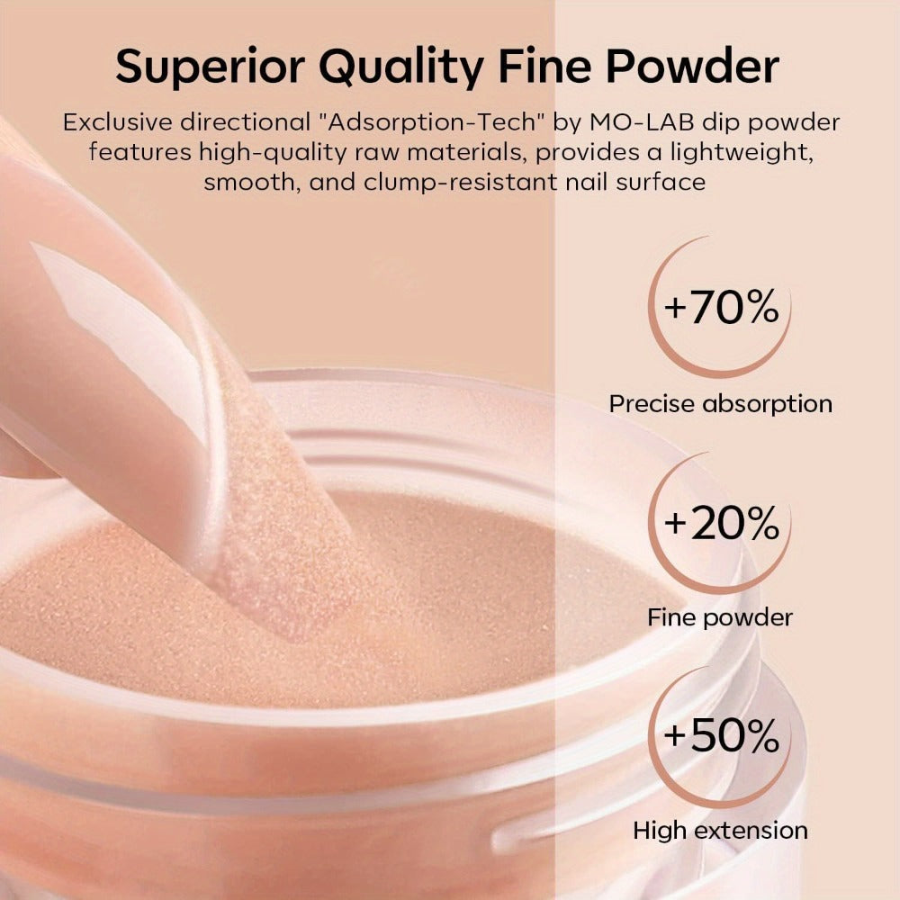 Dip Powder Nail Kit with NOCIS Label, Four Nude and Gold Glitter Powders, Three 10ml Liquids and Four Tools — image 14