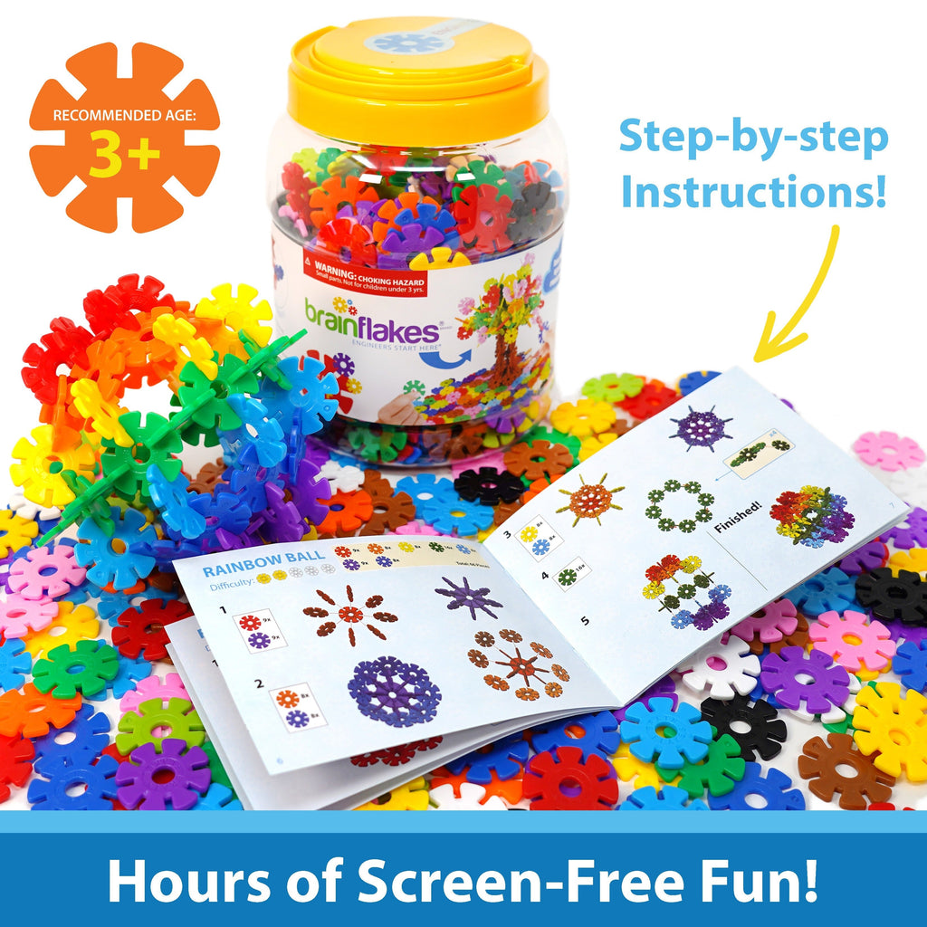 Brain Flakes Interlocking Disc Building Set 500 Pcs with the Listed Color, Size or Set Options for Everyday Use — image 2