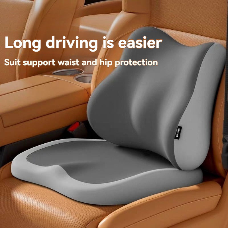 Car Seat Cushion & Lumbar Support Set – Memory Foam Driver Booster Pad for Car & Office Chair, 5 Colors — image 11