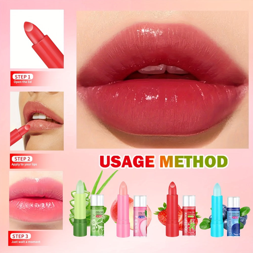 Color Changing Lipstick Set 8 Pcs, pH-Reactive Mood Lip Color, Wear, Anti-Transfer Formula — image 2