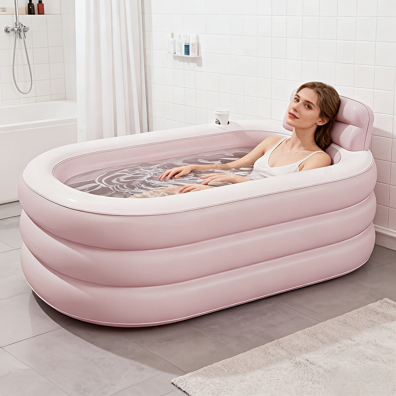 Inflatable Bathtub for Garden, Patio and Yard Use, with the Listed Configuration, for Everyday Use and Organized Storage — im