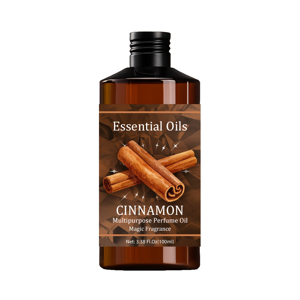 Essential Oil Cinnamon Warm Spicy-Sweet Aroma in 100ml Bottle for Diffuser, Humidifier and Massage Use — image 7