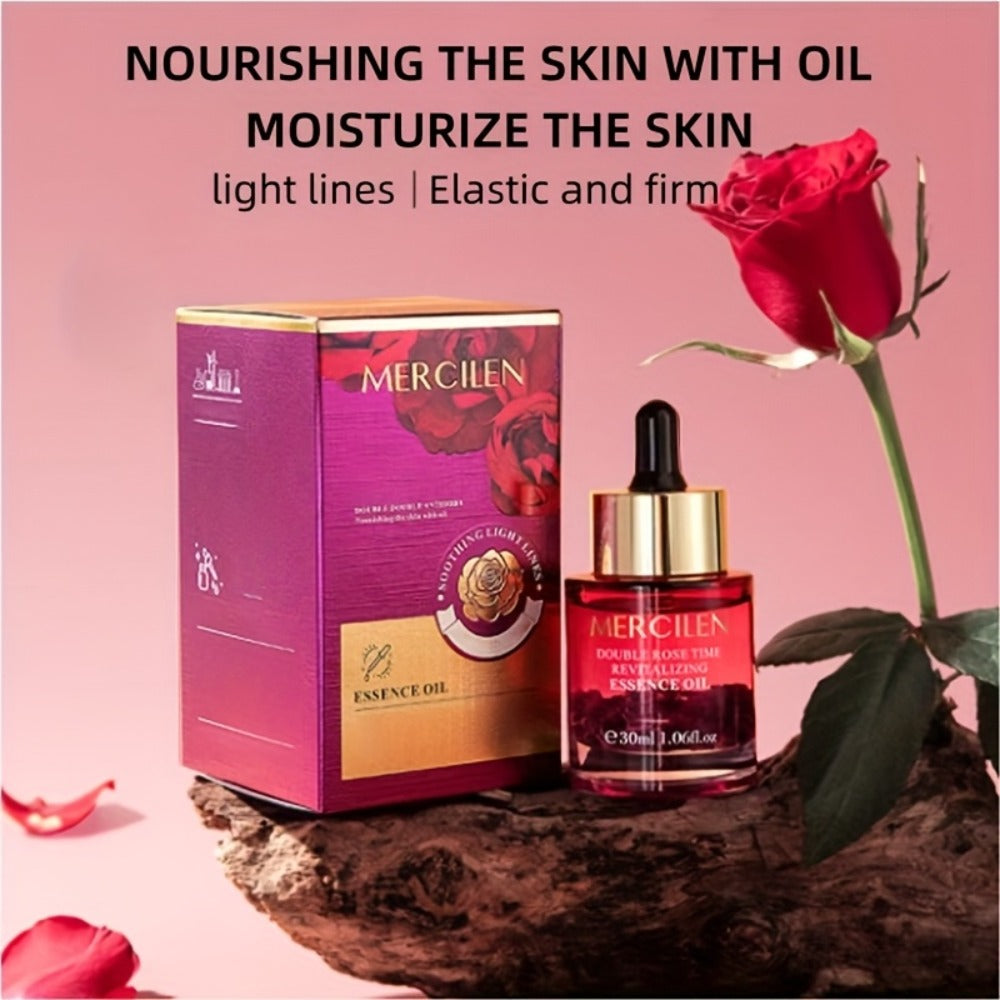 Rose Essential Oil Face & Body Moisturizer – Plant-Based Squalane, Avocado Oil & Hypoallergenic Formula for Dry Skin — image 