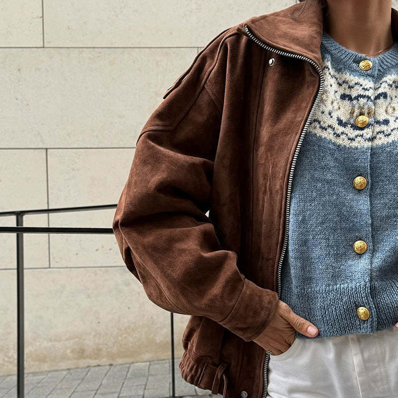 Short Loose Jacket Coat Women