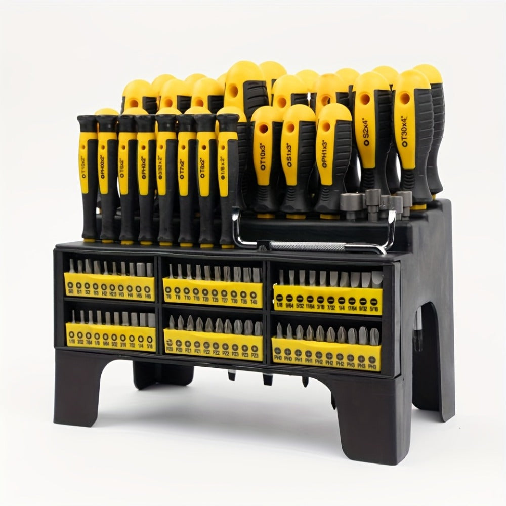 Screwdriver and Bit Organizer Set with 100-, 118- or 126-Piece Color-Coded Rack Configurations — image 6