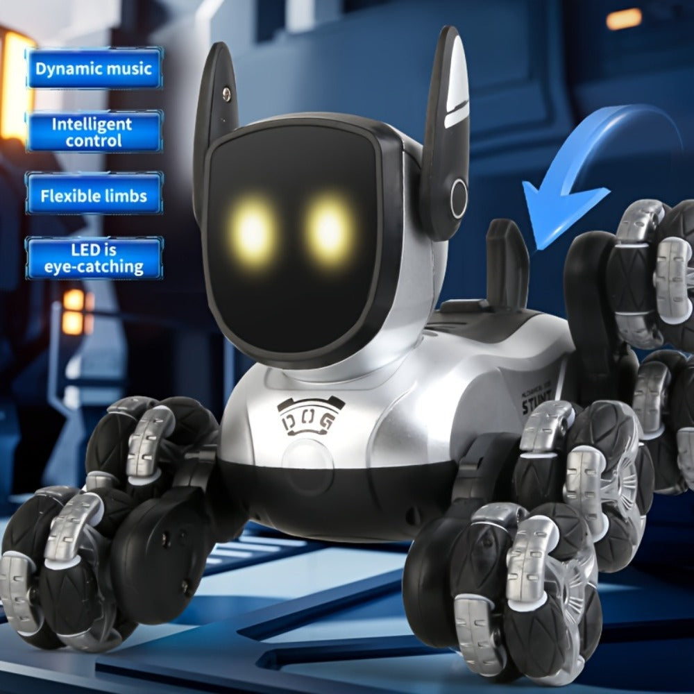 Robot Dog Toy for Kids, RC Smart Interactive Electronic Pet with Remote Control, Music & Action Show — image 6