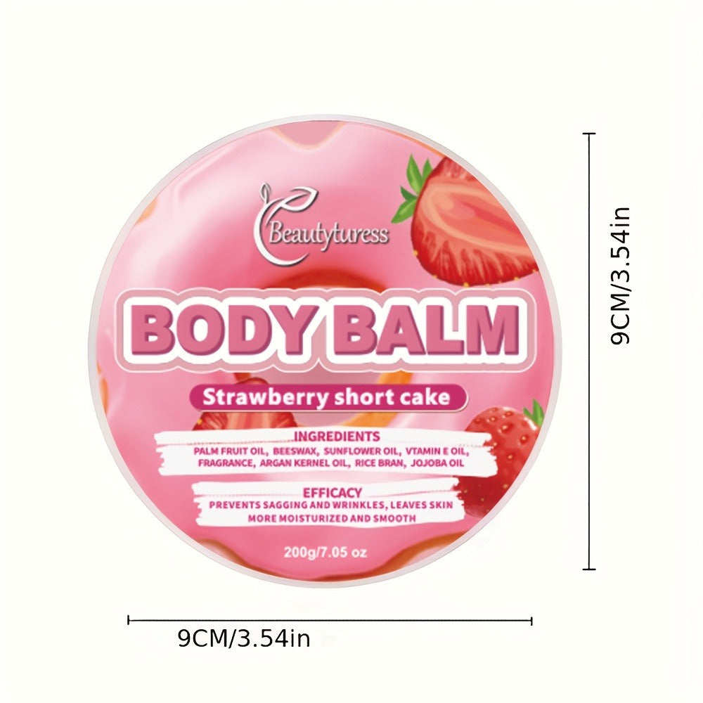 Body Butter Cream 200g Shea Butter Vitamin C Glycerin – Deep Moisturizing Body Glaze for Dry Skin Long-Lasting Hydration Hypo