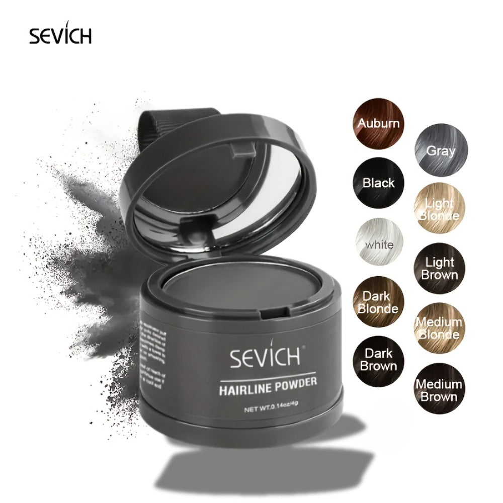 Thinning Hair Root Coverage Powder with Brush, Instant Hairline Concealer Natural Shadow Effect — image 29