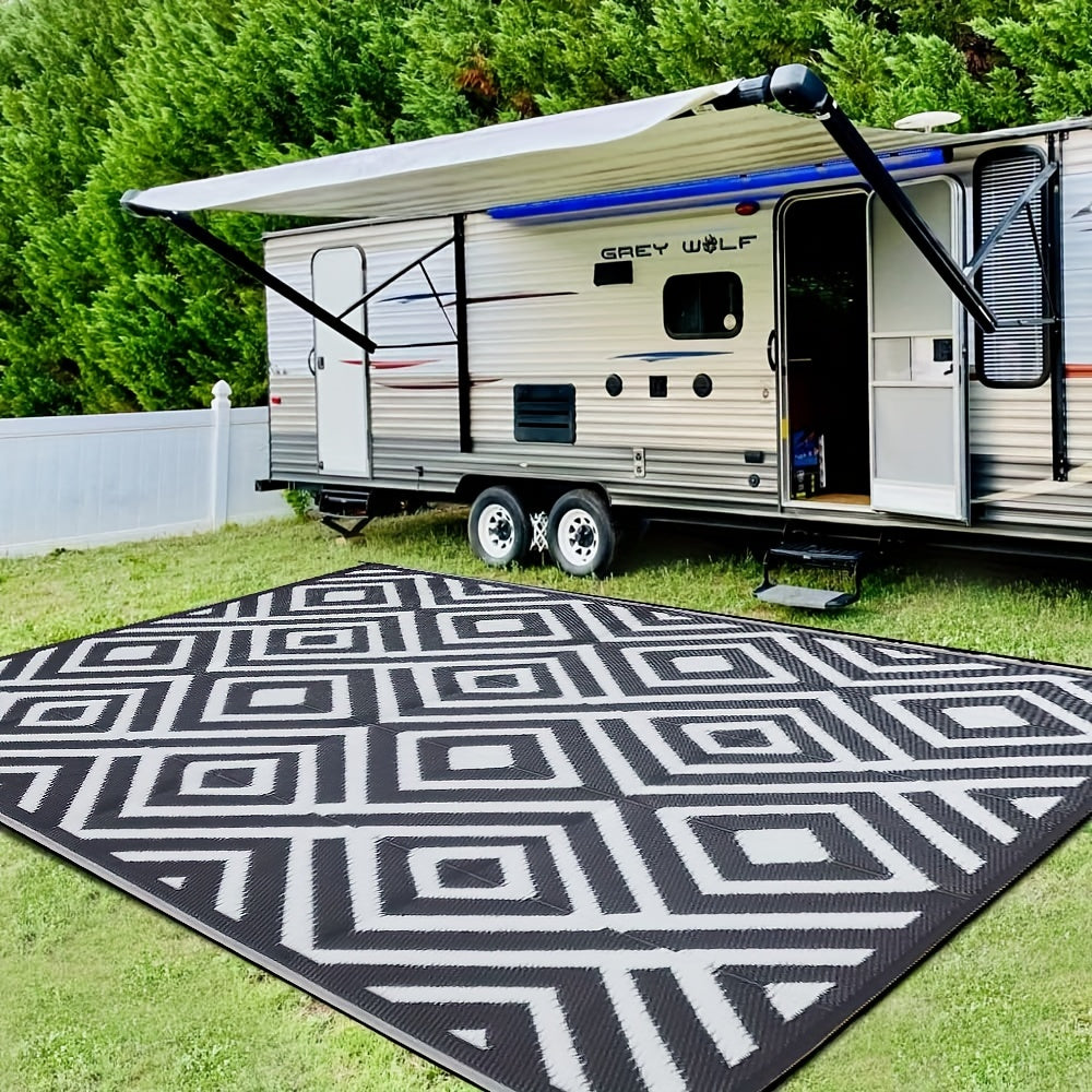 Outdoor Mat | Reversible Foldable Polypropylene RV Camping Patio Large — image 2