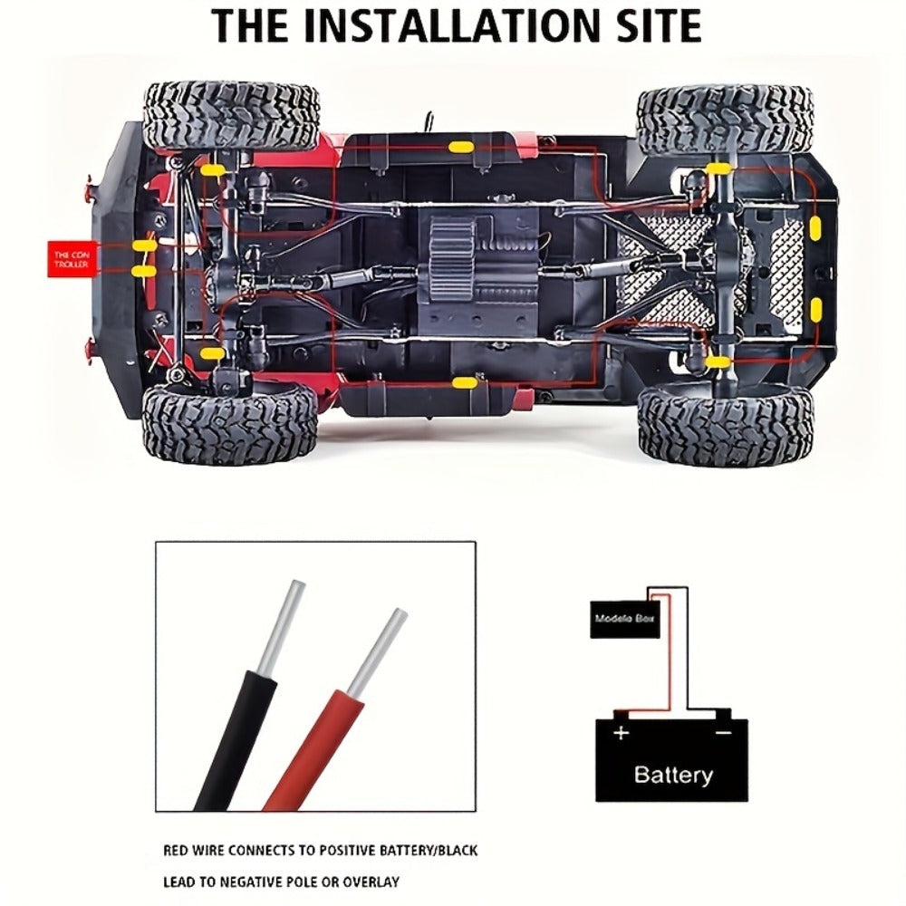 RGB LED Rock Lights Kit for Trucks & Off-Road – App & Remote Control, Music Mode, Underglow Neon Lights for SUV, ATV, UTV — i