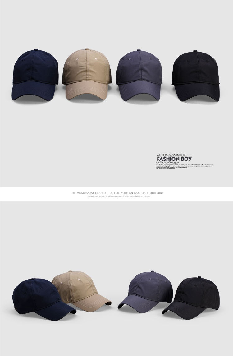 Outdoor Baseball Cap With Breathable Light Plate And Big Head Circumference