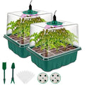 Seed Starter Kit with Grow Light LED, Indoor Mini Greenhouse Germination for Garden, Patio and Yard Use — image 2