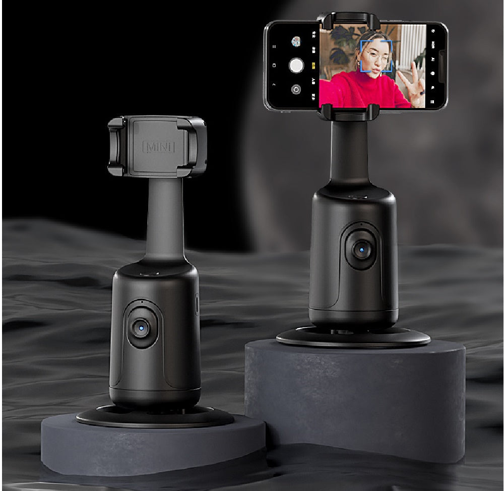 360° AI Face Tracking Gimbal - Smart Auto Phone Holder for Video, Vlog & Live Streaming