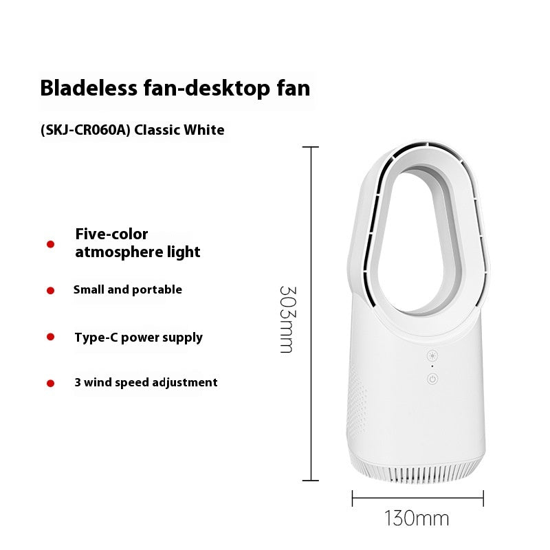 New SK Bladeless Fan Floor Home Electronic Fan Tower Fan Desktop Office Remote Control Wind
