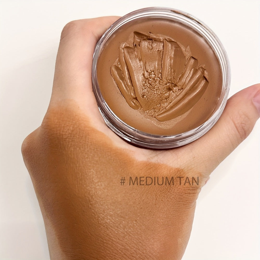 Velvet-Look Cream Foundation in 0.7 oz Round Jar with Six Shade Options from Light to Deep — image 21