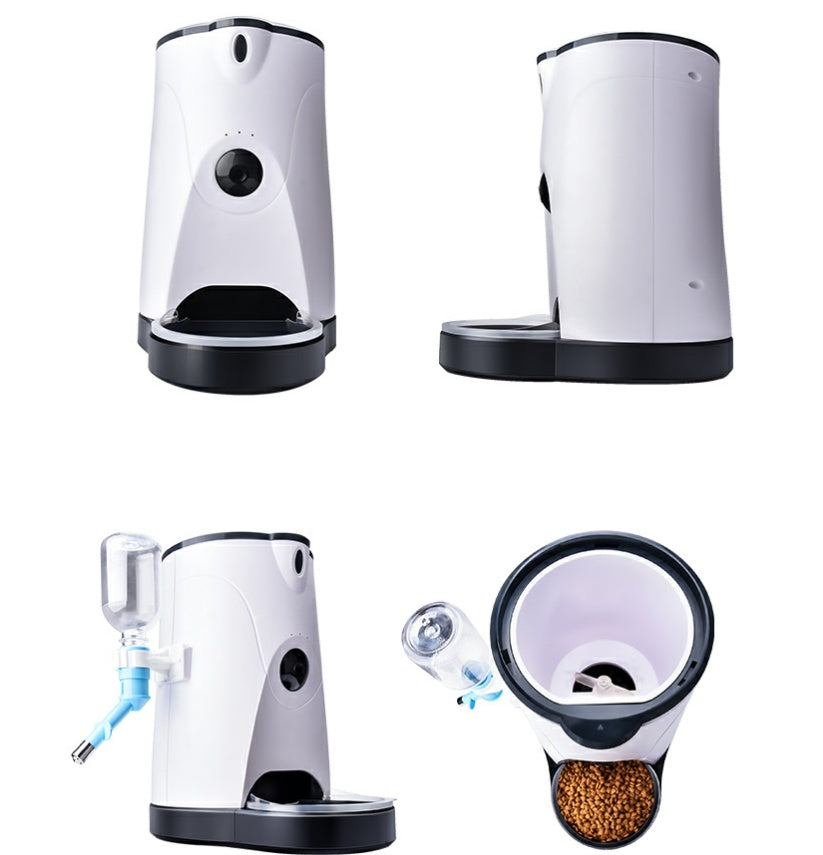 Smart Pet Feeder with Camera - WiFi Automatic Dog Cat Feeder