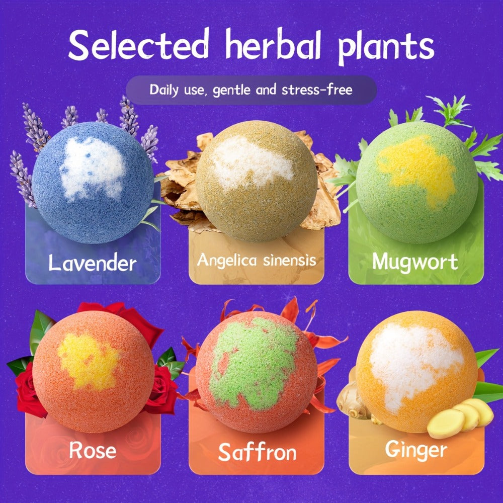 Bath Bombs, 24-Piece Essential Oil Gift Set with 20g Round Fizzers, Assorted Colors and Fragrance Styles — image 6