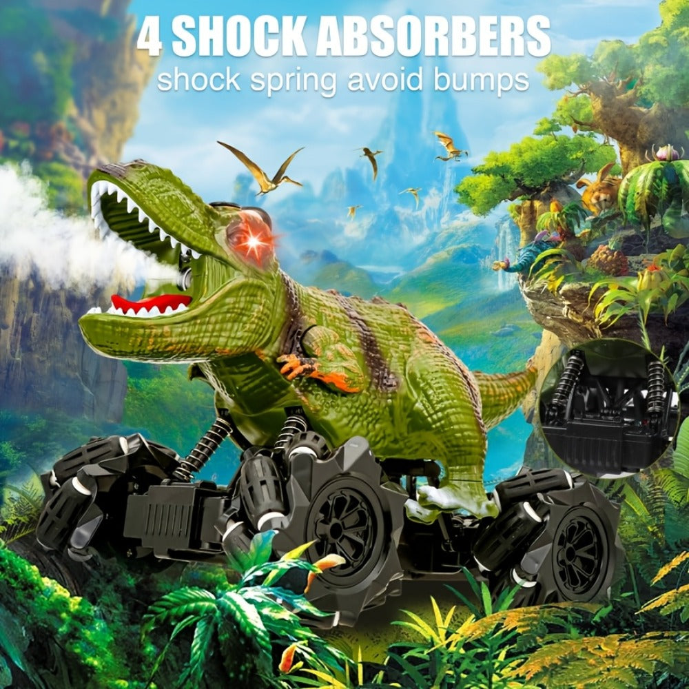 Monster Stunt RC Car with LED Lights Sound & Mist Spray – 360° Drift Remote Control Monster Truck, All-Terrain Indoor Outdoor