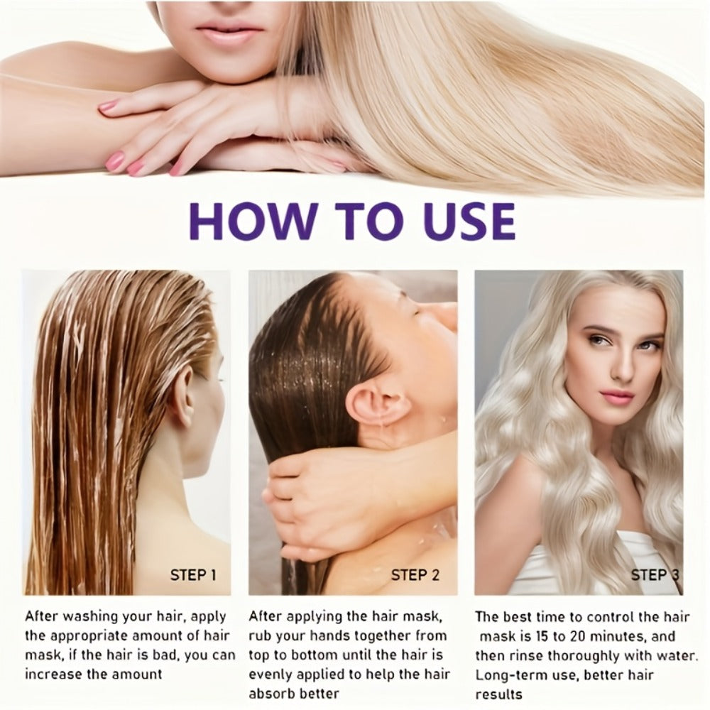 Three-Piece Purple Hair Care Set with Shampoo, Conditioner and Coordinated Argan Oil Bottle — image 10